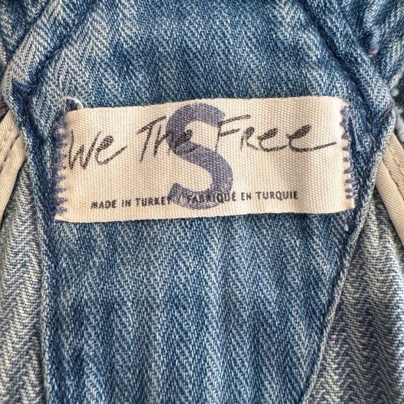 Free People We The Free Hunter Denim Overall Size Small - Picture 11 of 14
